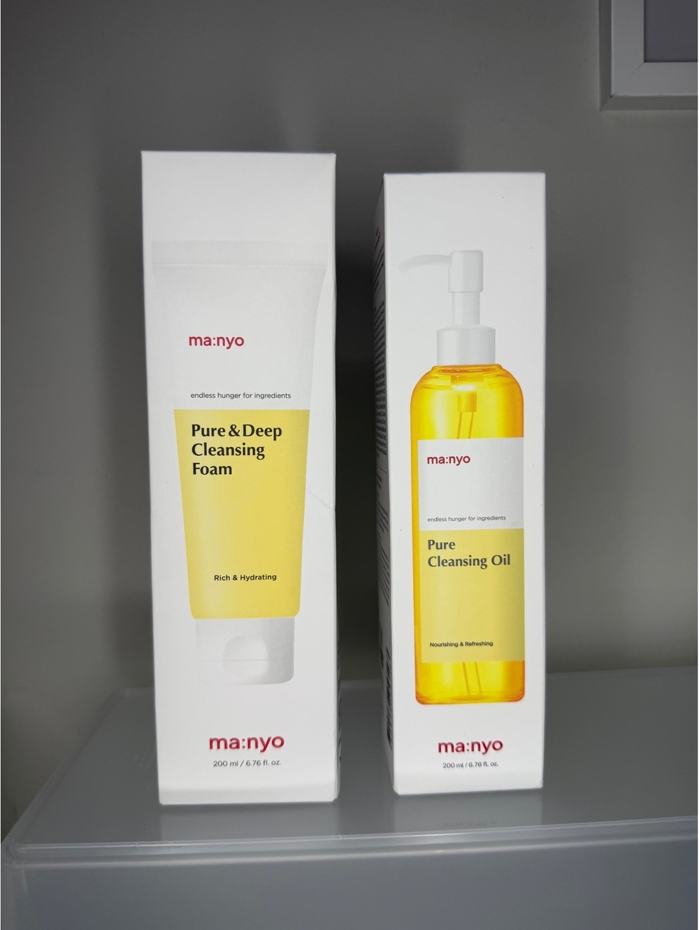 Manyo Pure Cleansing Oil & Pure Deep Cleansing Foam Set
